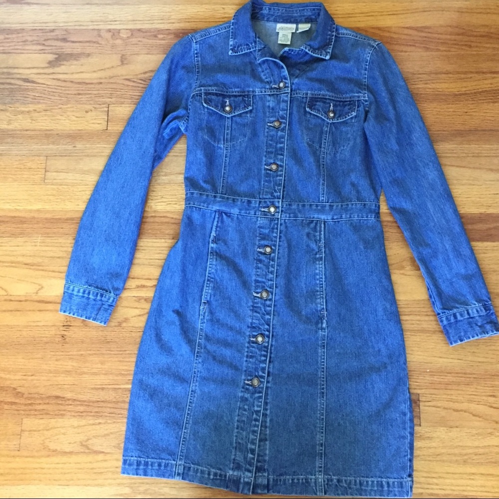 Vintage Denim Long Jacket